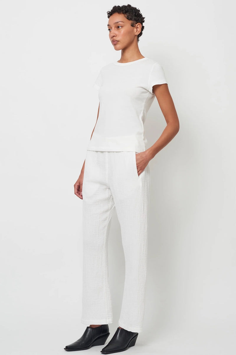 Spencer Pant in Washed White