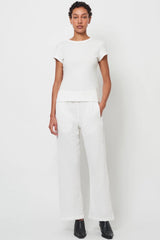 Spencer Pant in Washed White