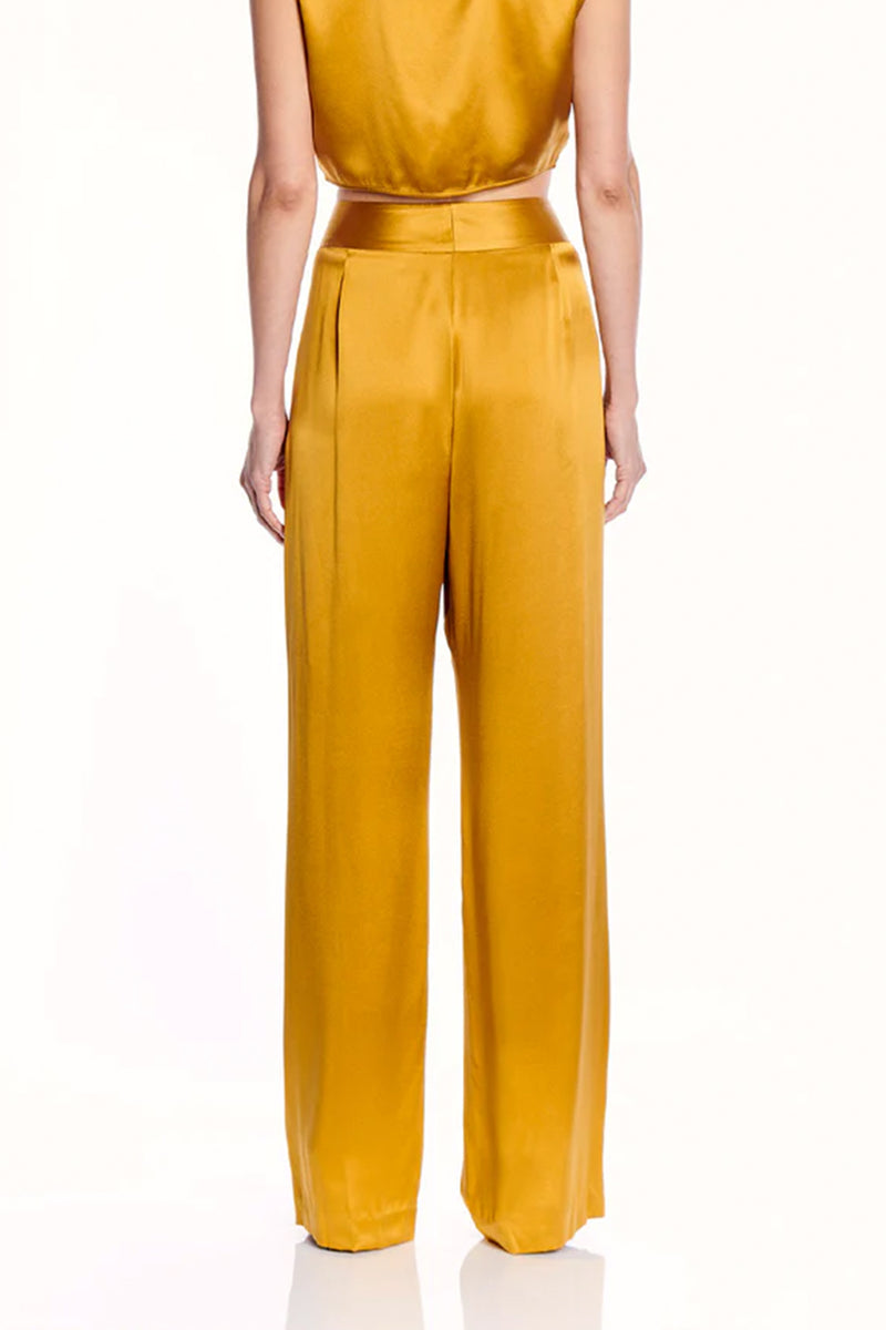 Wide Leg Trouser in Topaz