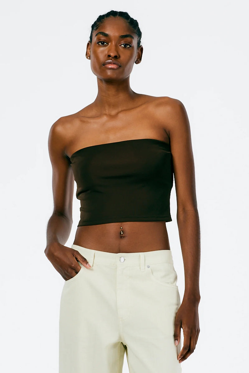 Shop TIBI Harlow Jersey Tube Top