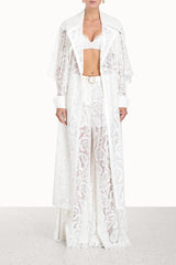 Wonderland Lace Trench Coat