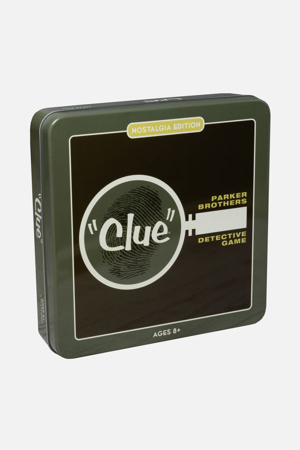 WS Game Company Clue Tin Game