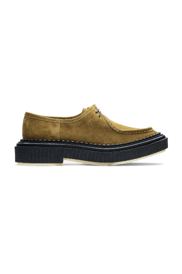 Suede Derby with Natural Rubber Sole
