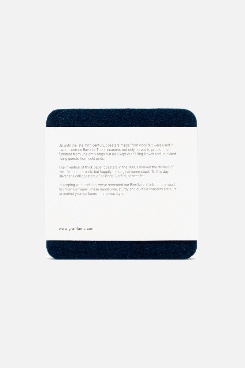 GRAF LANTZ Bierfilzl Felt Coaster - 4 Pack
