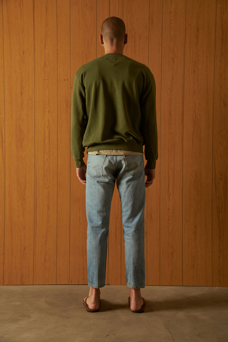 Crew Neck Fleece Sweatshirt