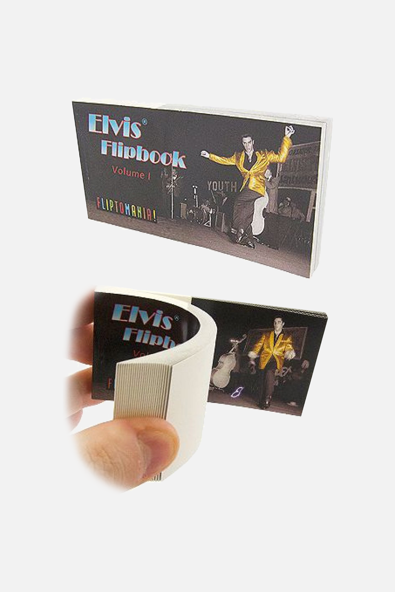 TIN TOY ARCADE Elvis Dances Movie Flip Book 1956