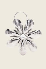 Crystal Mussel Flower Earring