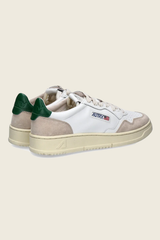 Autry Medalist Low Man In White/Amazon Green