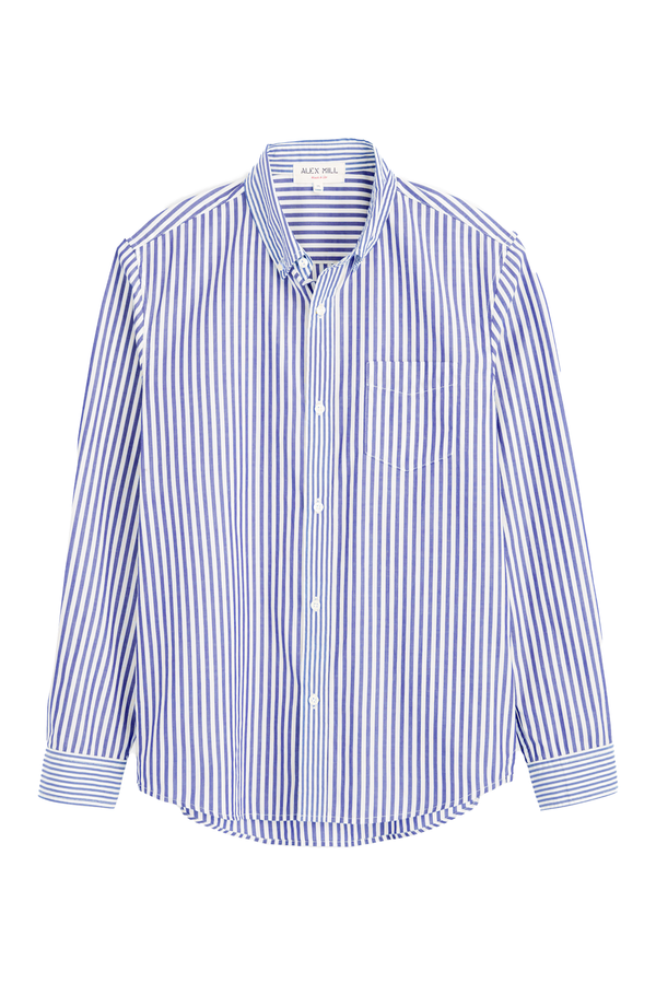Mill Shirt in Mixed Stripe