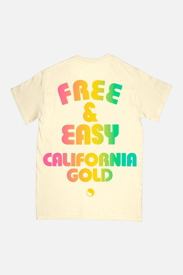 Free & Easy CALIFORNIA GOLD SS TEE back