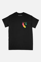 Free & Easy CALIFORNIA SS TEE BLACK front.