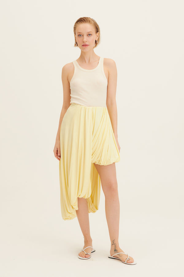 Christopher Esber Rolling Drape Jersey Skirt 