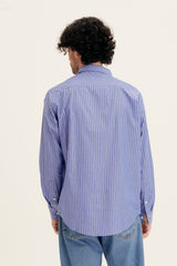 Cotton LS Striped Shirt