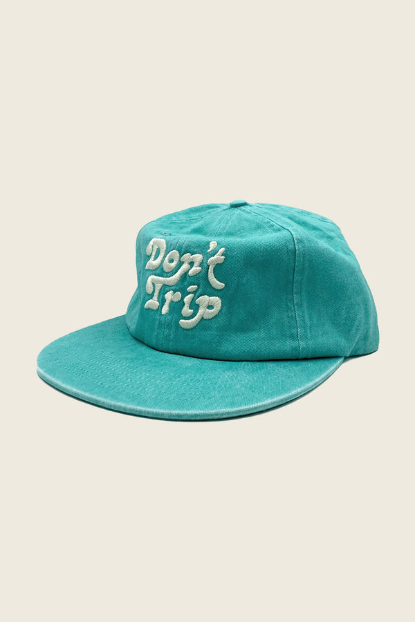 Don't Trip Washed Hat Teal