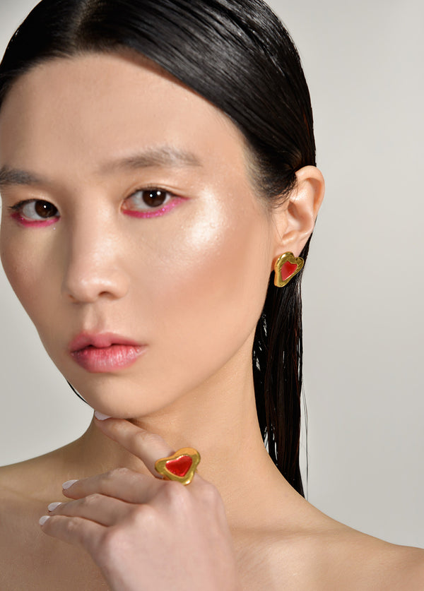 Pink Love Earrings