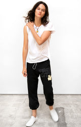 FreeCity Classic Sweatpants in Blackspace Cream