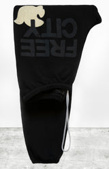 FreeCity Classic Sweatpants in Blackspace Cream