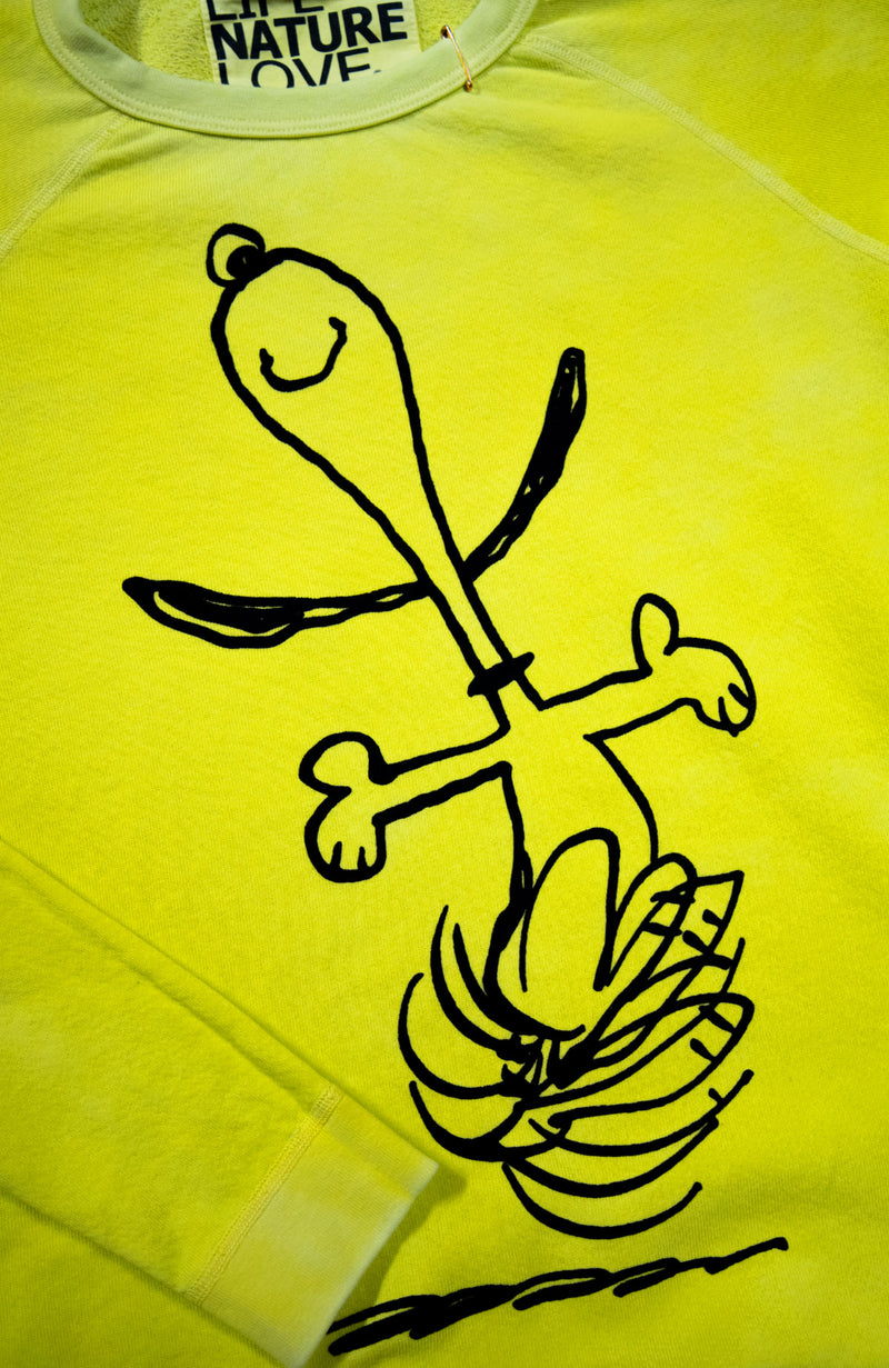 BASICGOODNESS Happy/Dance Snoopy Raglan
