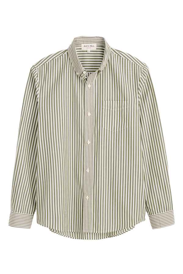 Mill Shirt in Mixed Stripe