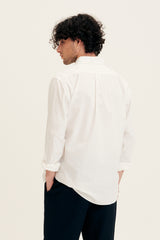 Orslow Chambray Button Down Shirt White
