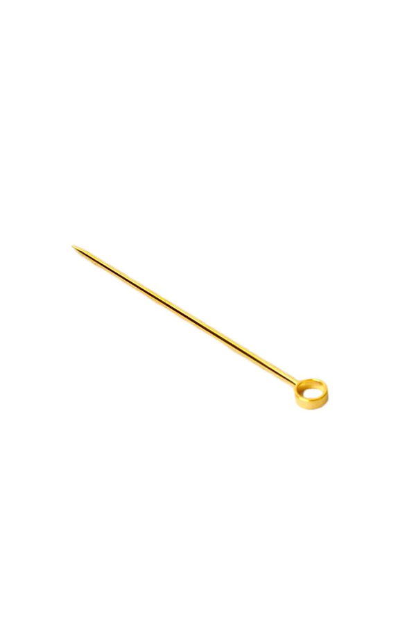Gold Circle Cocktail Pin - Pack of 6