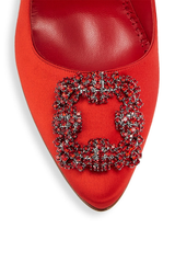 Hangisi 105 Embellished Satin Pumps