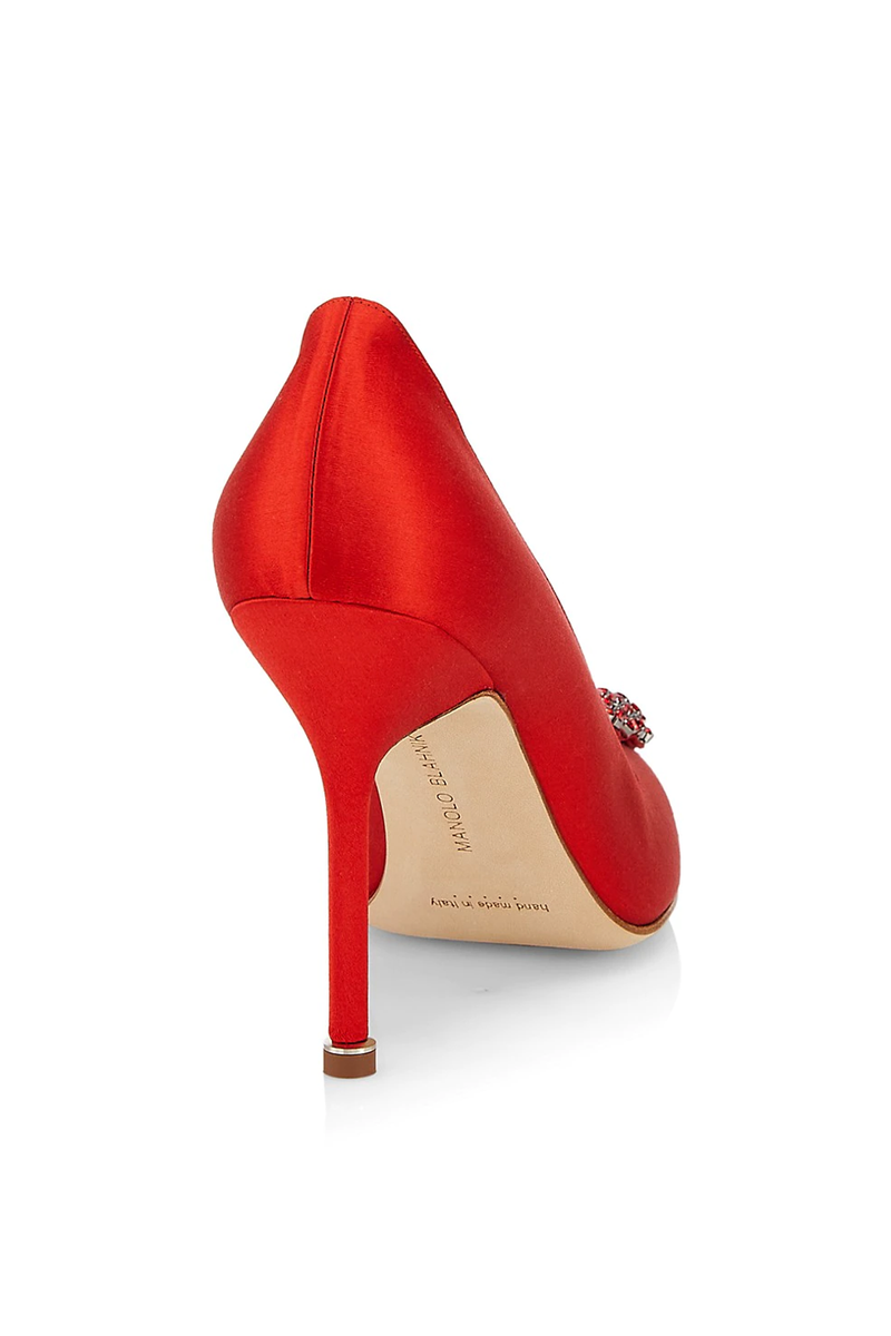 Hangisi 105 Embellished Satin Pumps