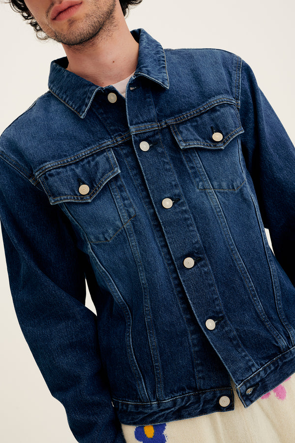 RHLA Denim Jacket Dark Blue