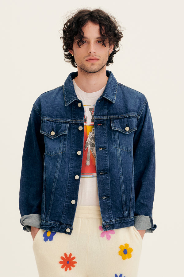 RHLA Denim Jacket Dark Blue