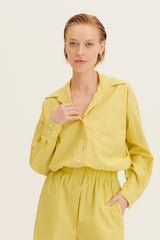 Solid Button Down Shirt