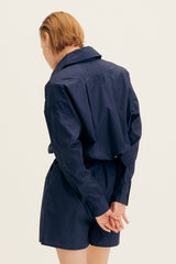 Solid Button Down Shirt