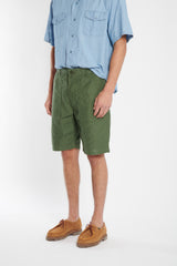 green army fatigue shorts.