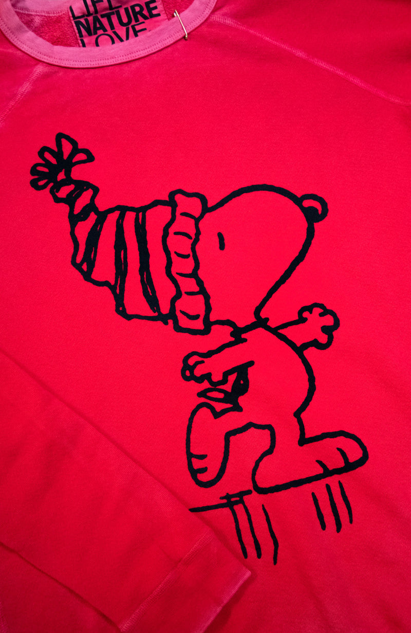 BASICGOODNESS Snowskate Snoopy Raglan
