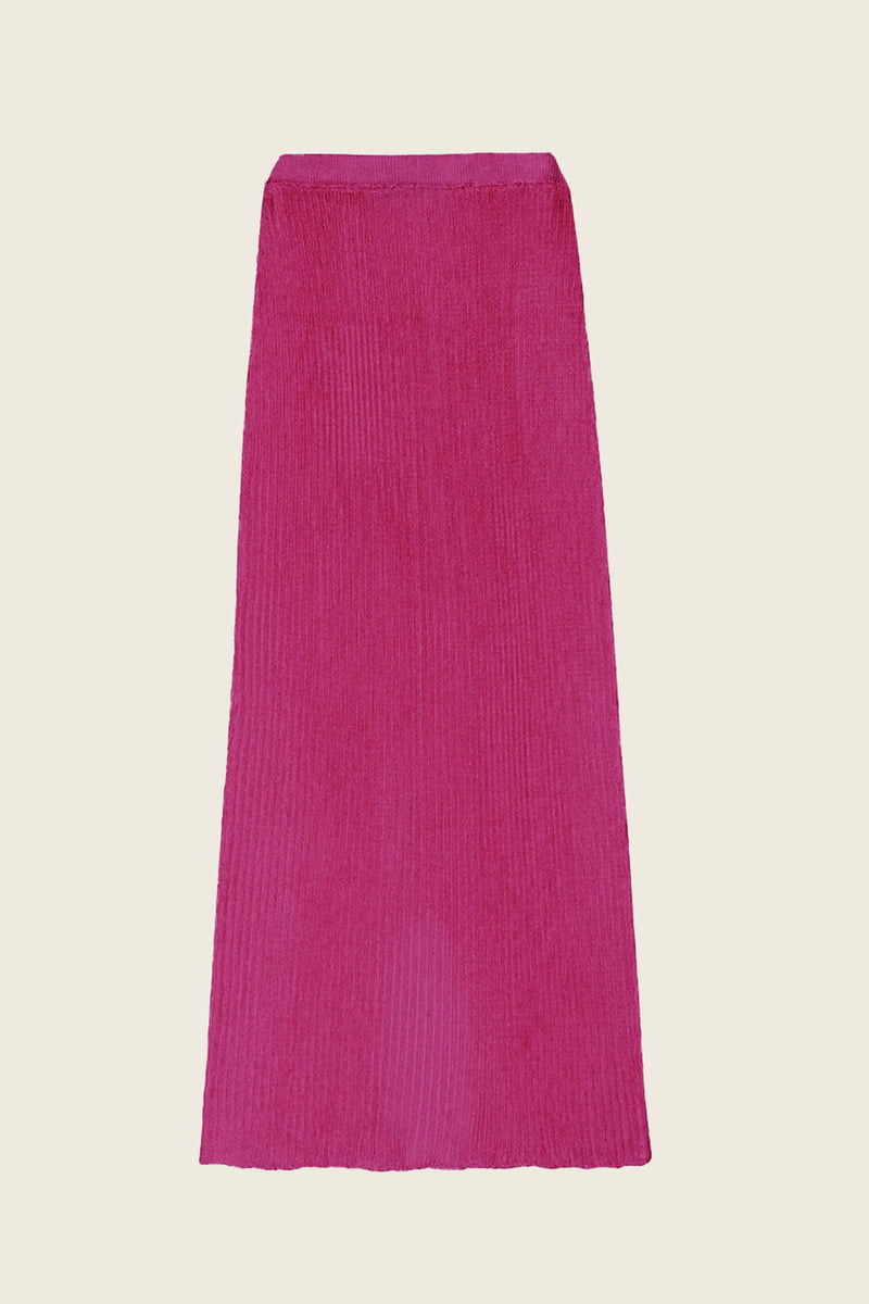 Ribbed Maxi Skirt