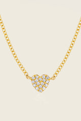 Baby Diamond Heart Necklace
