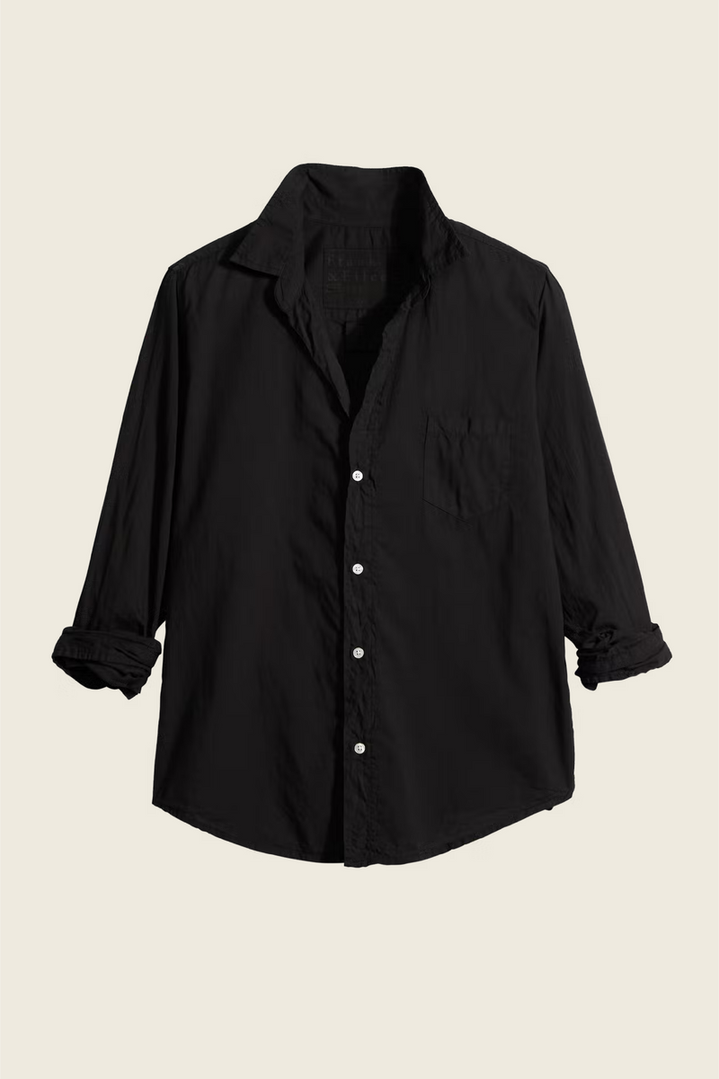 Barry Woven Top Black