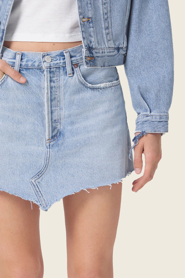 Parker Angled Hem Skirt in Intention