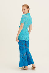 Flared Lace Suiting Pants
