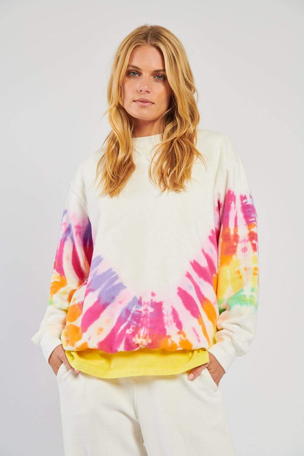 RHLA SWEATSHIRT Pride Tie Dye Crewneck Sweatshirt Image