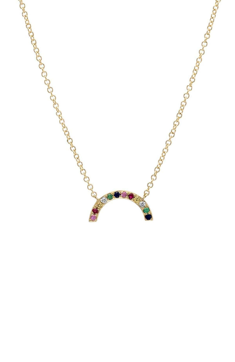 SHAIN LEYTON NECKLACE YELLOW GOLD 14K Gold Rainbow Arch Necklace Image