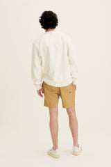 RHLA 100 Cotton Woven Drawstring Easy Shorts Khaki